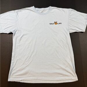 Salt Life Light Blue Graphic Sleeve Tee